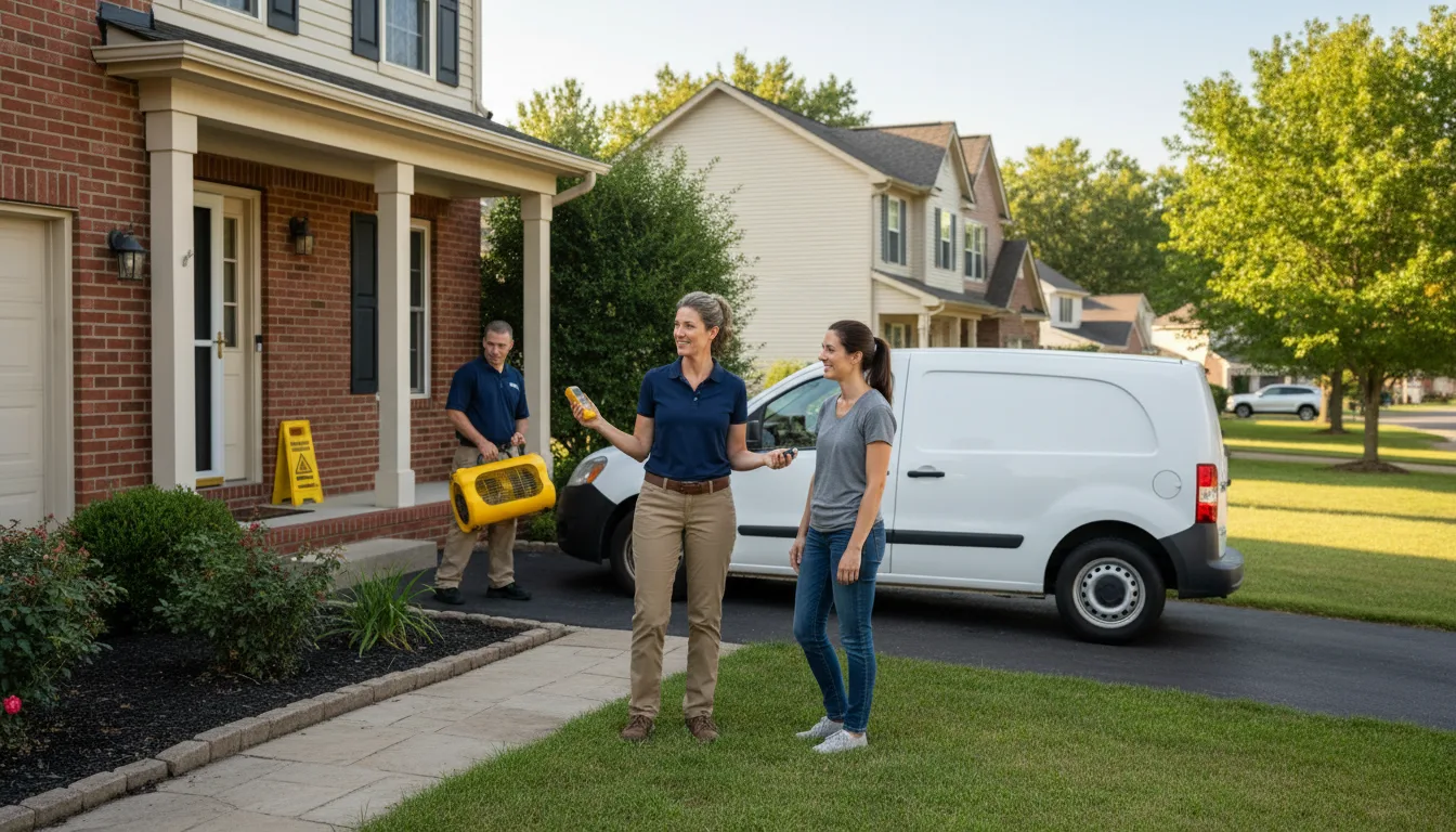 Water restoration image for Home Water Damage Repair in Marshall, IN